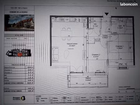 loue appartement t3 halluin