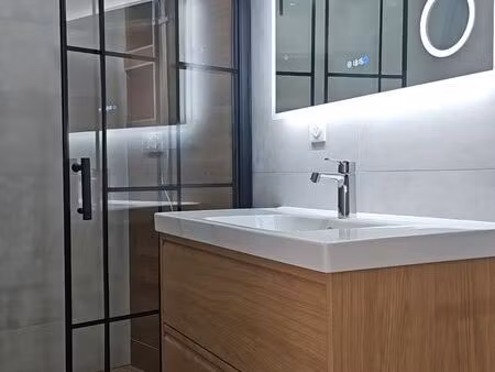 f2 moderne 40 m² – 650 cc ■appartement lumineux avec séjour et cuisine ouverte équipée.■co