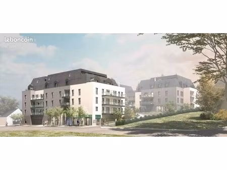 t2 neuf 41m² + terrasse + parking - proche deauville