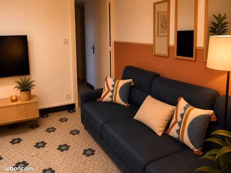 ◊ grand t2 55 m² refait à neuf – meublé – tout inclus