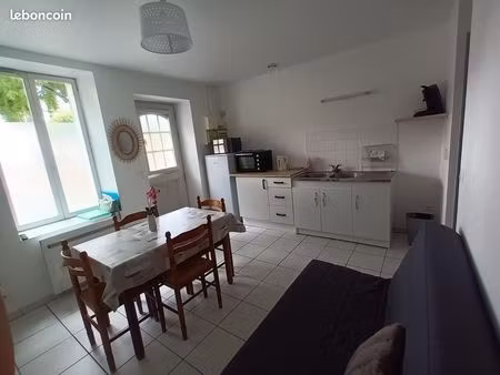 appartement meublé en rdc