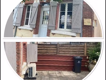 maison de bourg f3 avec cour aubihny sur nère