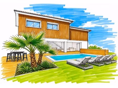 maison contemporaine à vendre à vieux-boucau-les-bains