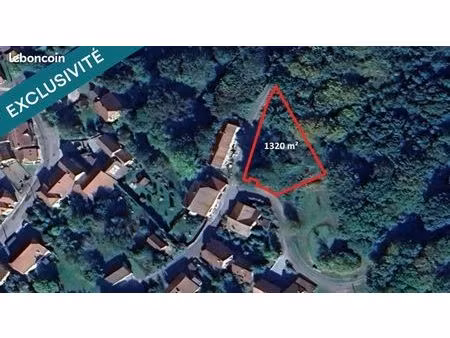 terrain 1320 m² clairegoutte