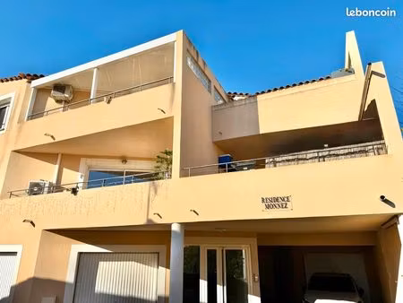 appartement t3 terrasse balcon et garage individuel
