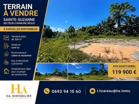 terrain constructible à vendre