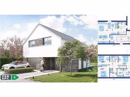 maison à vendre avec garage et 3 chambres   braine-le-château (vbe18049)