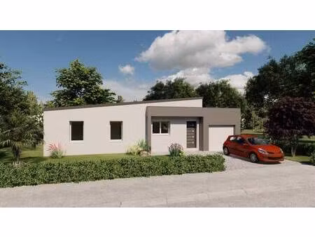 terrain avec maison neuve à vendre