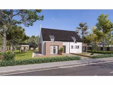 terrain avec maison neuve à vendre