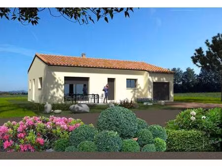 terrain avec maison neuve à vendre