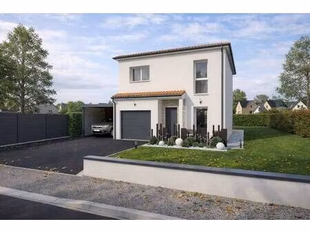terrain avec maison neuve à vendre