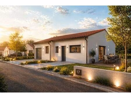 terrain avec maison neuve à vendre