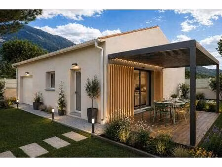 terrain avec maison neuve à vendre