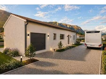 terrain avec maison neuve à vendre
