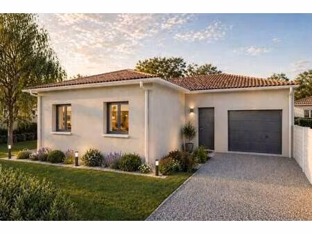 terrain avec maison neuve à vendre