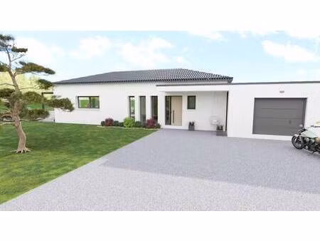 terrain avec maison neuve à vendre