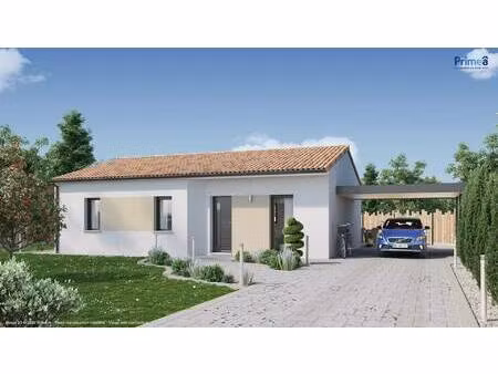 terrain avec maison neuve à vendre