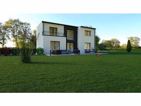 terrain avec maison neuve à vendre