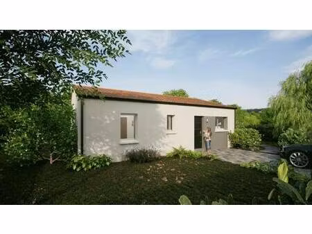 terrain avec maison neuve à vendre