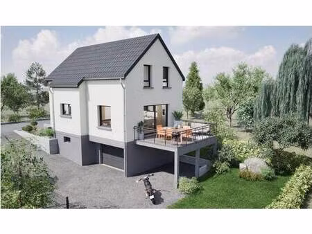 terrain avec maison neuve à vendre