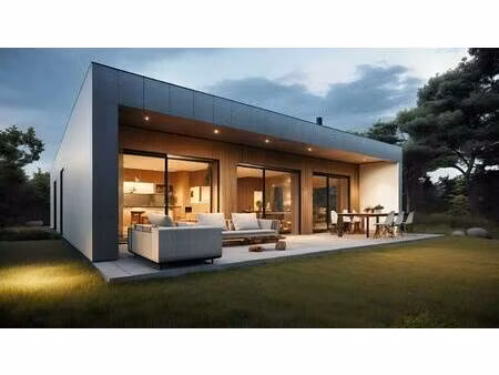 terrain avec maison neuve à vendre