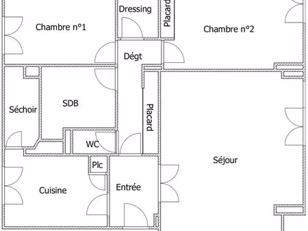appartement f3 de 85m² pietralba
