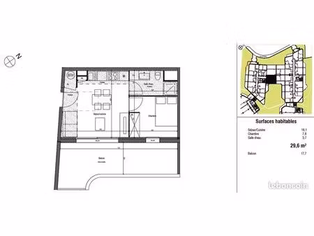 location annuelle t1 bis en dispositif pinel biarritz larochefoucauld
