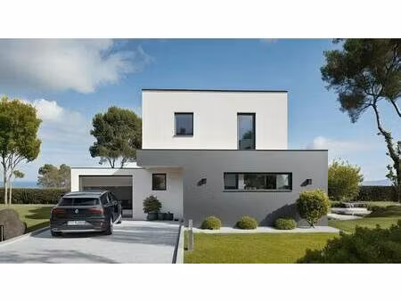 terrain avec maison neuve à vendre