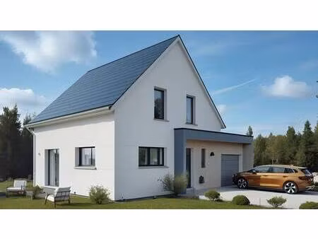 terrain avec maison neuve à vendre