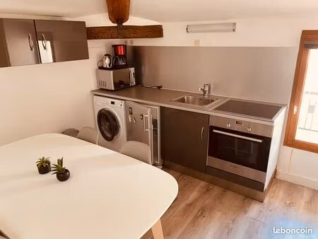 très beau t1 meublé - 28 m² - idéalement situé - oullins centre