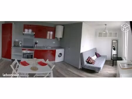 studio meublé 21m2 centre ville saint satur