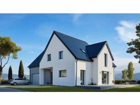 terrain avec maison neuve à vendre