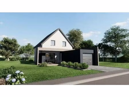 terrain avec maison neuve à vendre