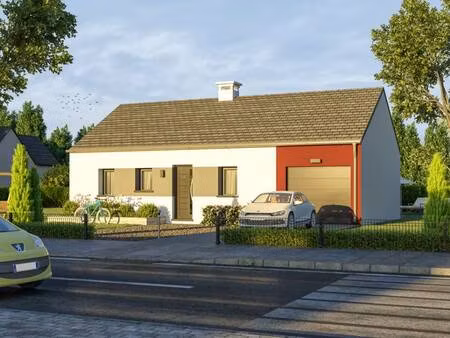 terrain avec maison neuve à vendre