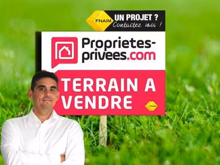 terrain constructible viabilisé à vendre