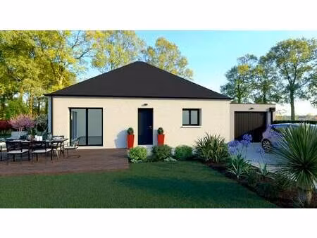 terrain avec maison neuve à vendre