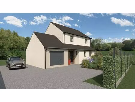 terrain avec maison neuve à vendre