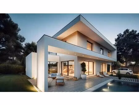 terrain avec maison neuve à vendre