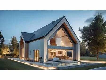 terrain avec maison neuve à vendre