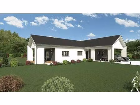 terrain avec maison neuve à vendre