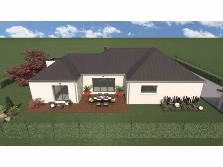 terrain avec maison neuve à vendre