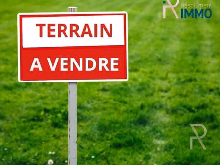 terrain constructible viabilisé à vendre