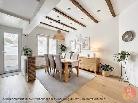 maison 3 chs  terrasse 46 m²  centre herstal