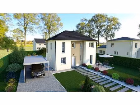 terrain avec maison neuve à vendre