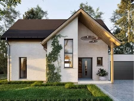 terrain avec maison neuve à vendre