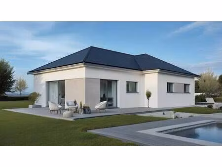terrain avec maison neuve à vendre