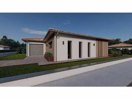 terrain avec maison neuve à vendre