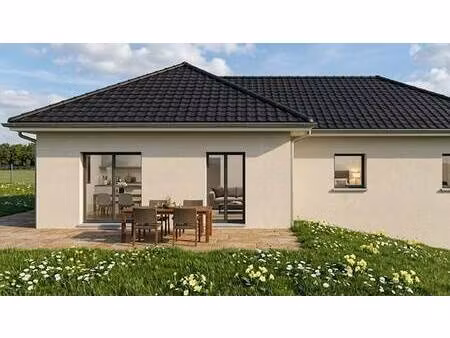 terrain avec maison neuve à vendre