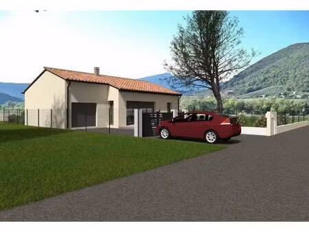 terrain avec maison neuve à vendre