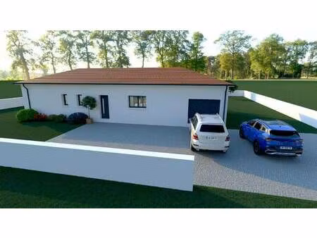terrain avec maison neuve à vendre